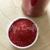 Sparkly Fine Multi Purpose Glitter 50g - Red