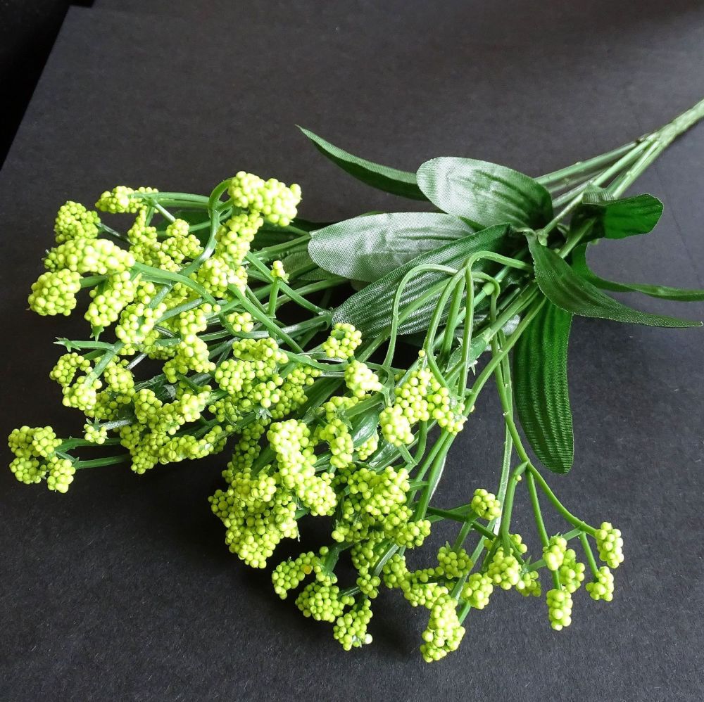 Beautiful Artificial Gypsophila Flowers  - Green