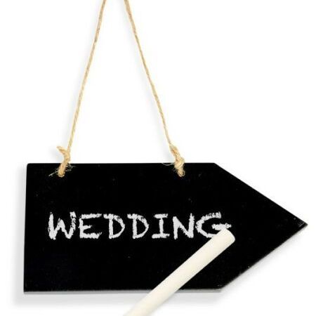 Small Hanging Arrow, Wooden Blackboard