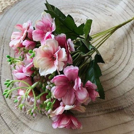 Beautiful Artificial Hydrangea Flowers - Pink