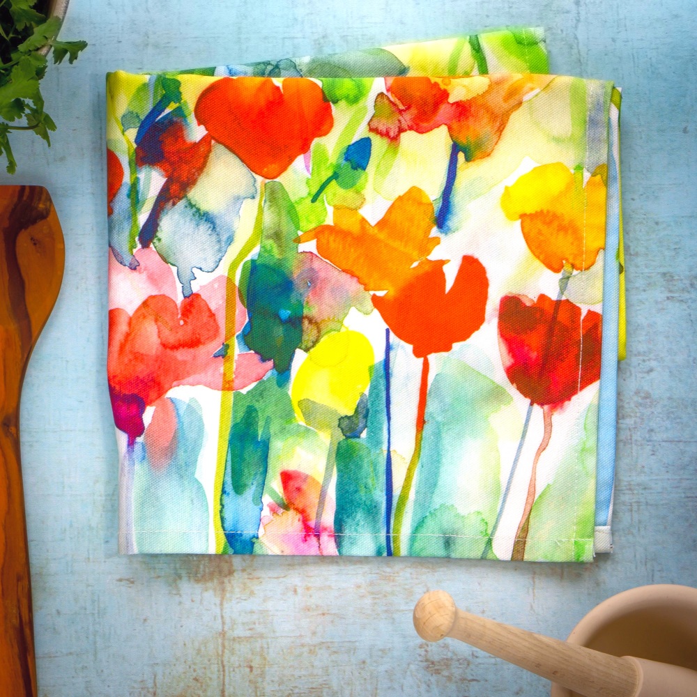 Tea Towel ‘Summer Garden’