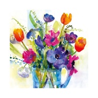 Tulips and Anemones signed Print