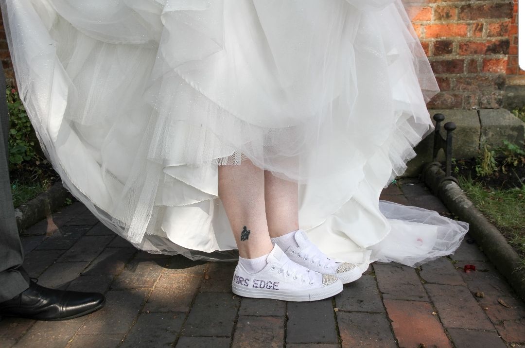Personalised crystal converse