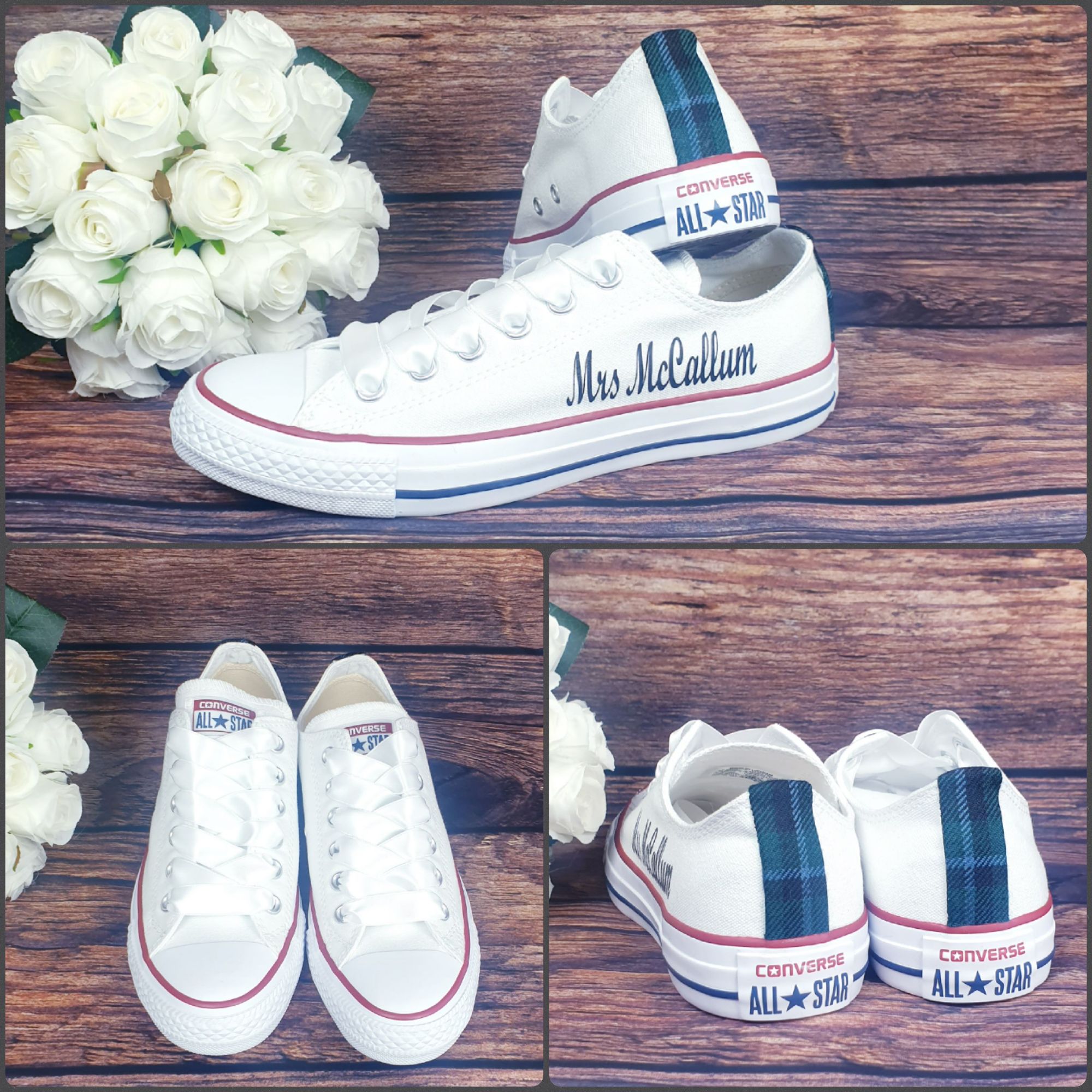 Mccallum tartan custom converse