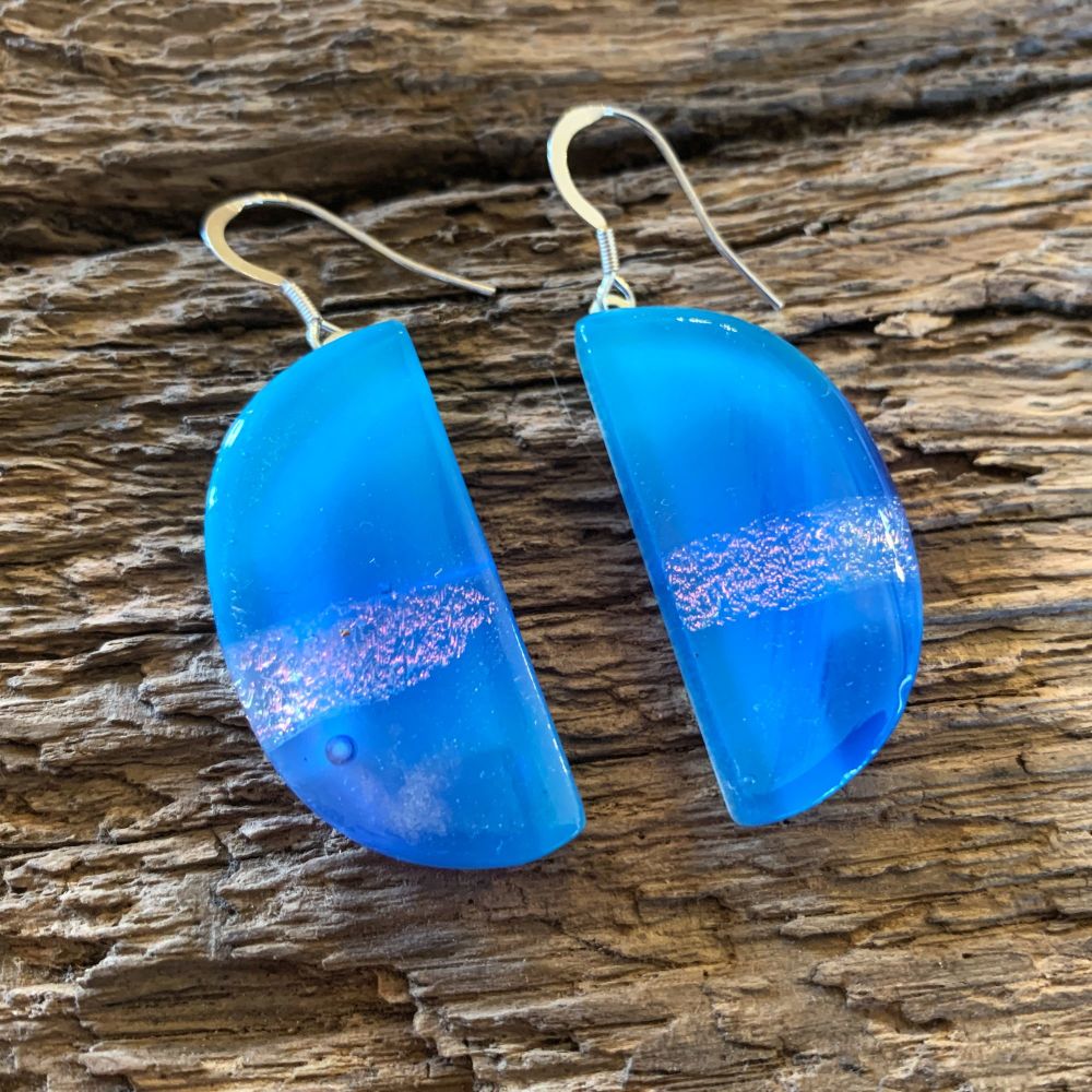 'Turquoise Moon' Earrings / Boucles d'oreilles