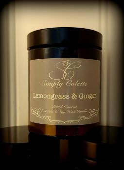 Lemongrass & Ginger Scented Candle