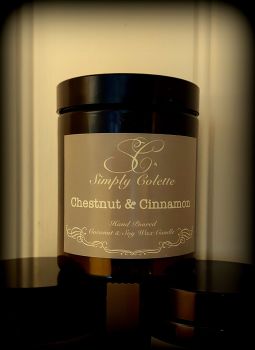 Chestnut & Cinnamon Scented Candle