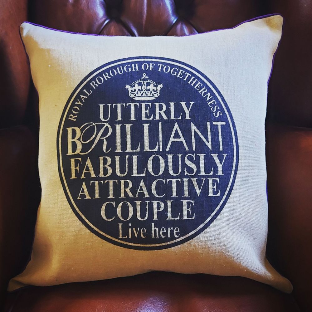 Fabulously Attractive Couple Cushion