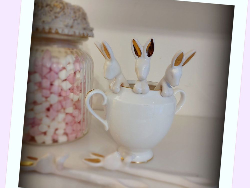 Ceramic Hanging Spoon - Bunny