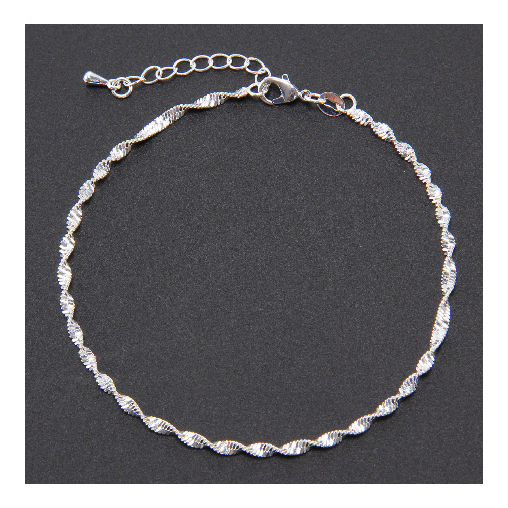 sterling silver ankle bracelets