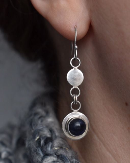 Gersemi Sodalite Link Drop Earrings