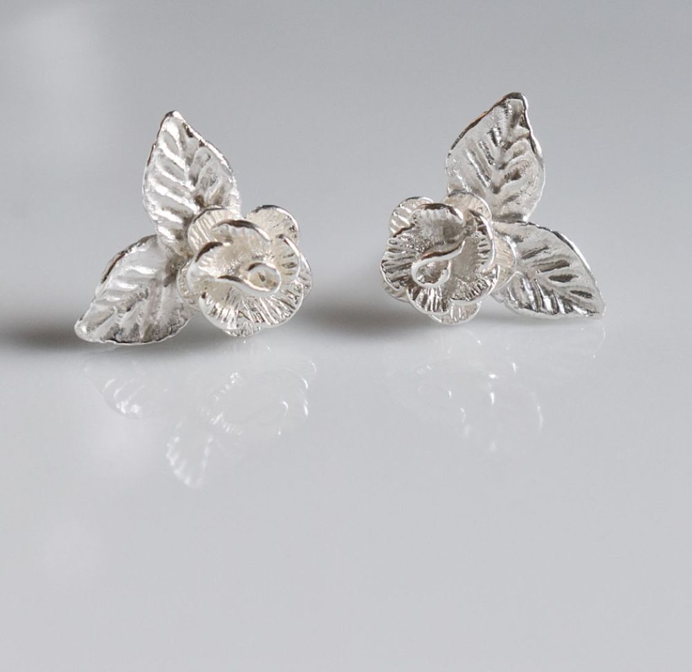 Wild Rose Stud Earrings