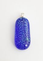 Bubbles - Cobalt blue bubbles pendant
