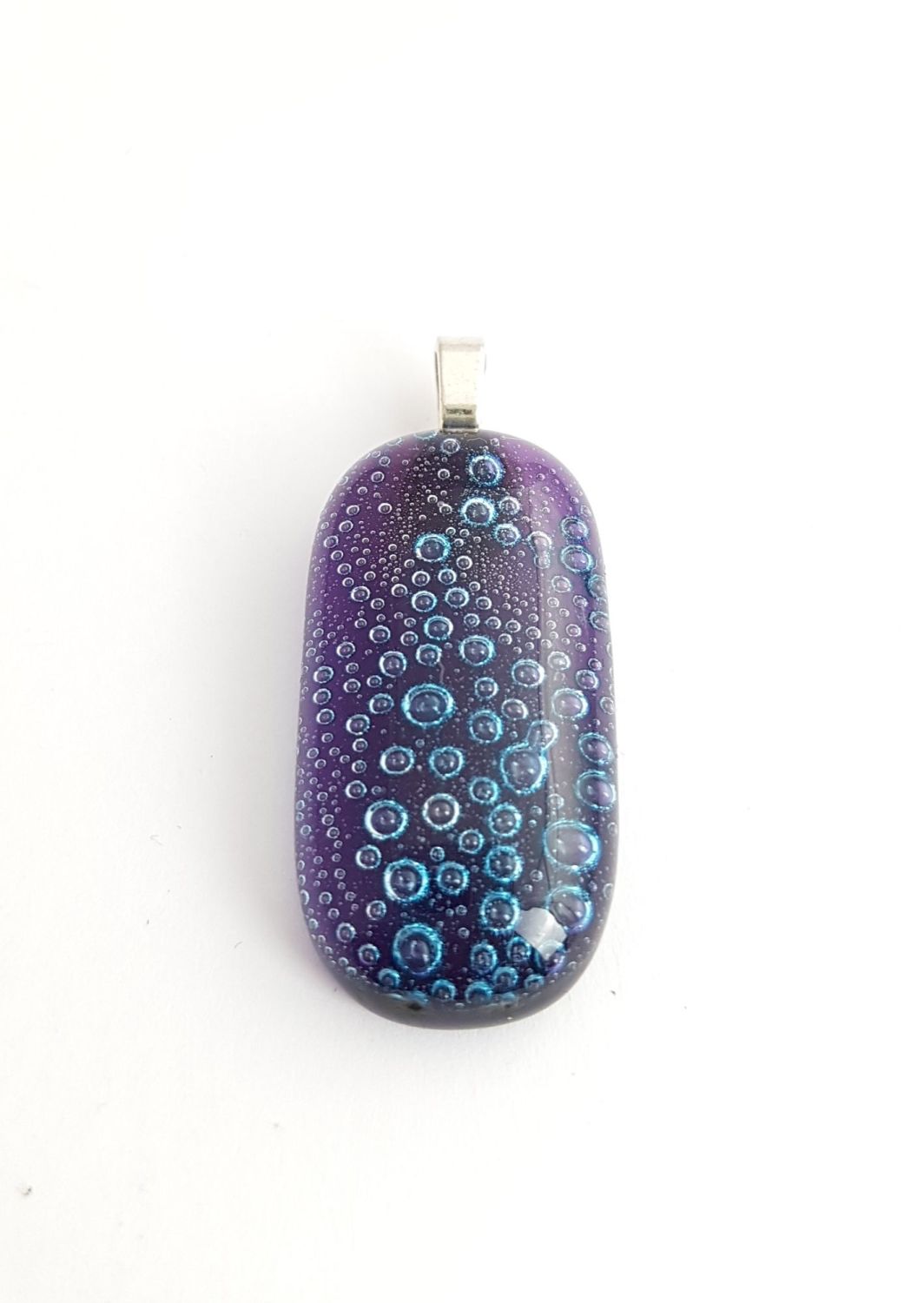 Purple bubbles pendant