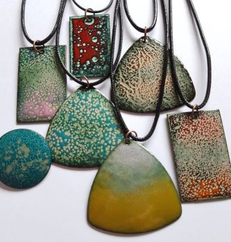 Shop | fused glass and enamelled copper jewellery | handmade in UK