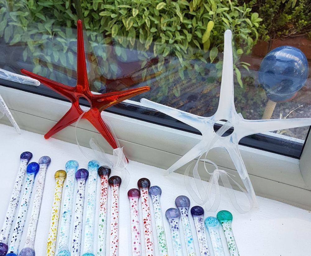 Christmas glass stars