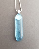 Recycled Bombay Sapphire gin bottle pendant
