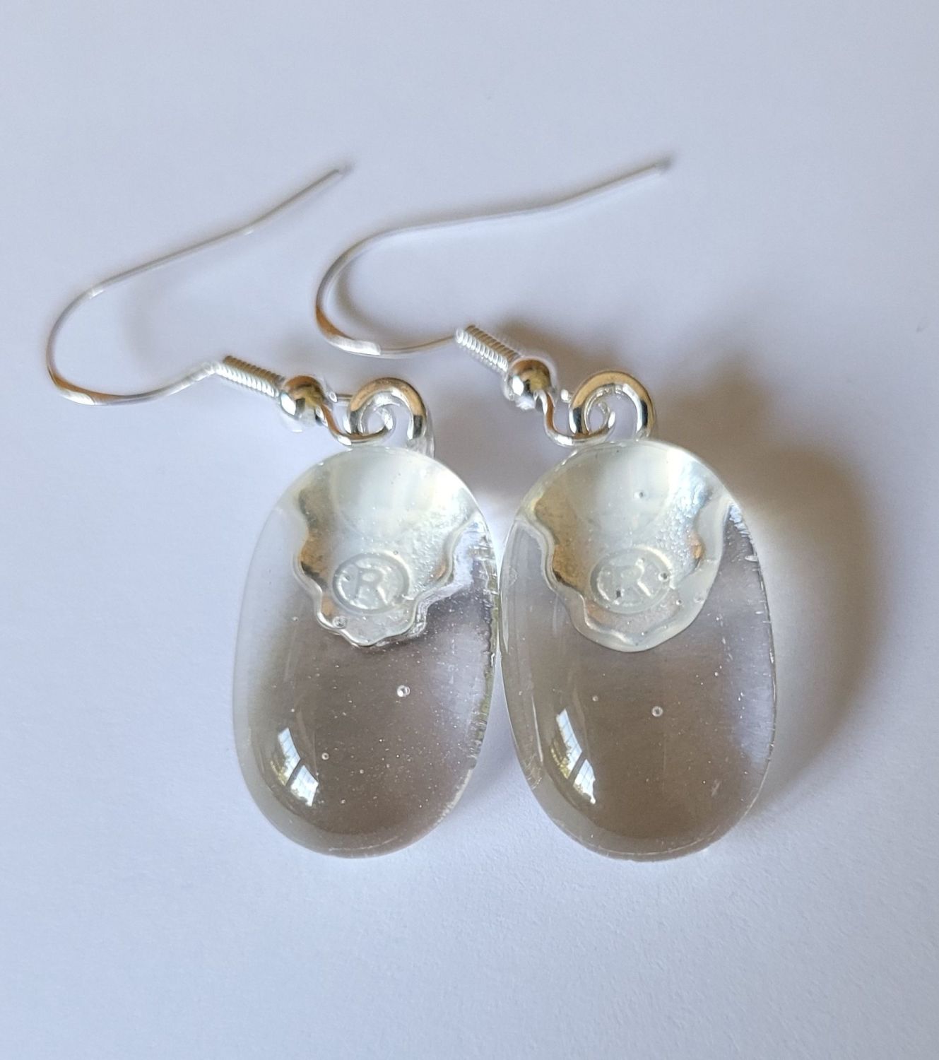Jewellery Clear Earrings Amazon Clear Glass Drop Earrings