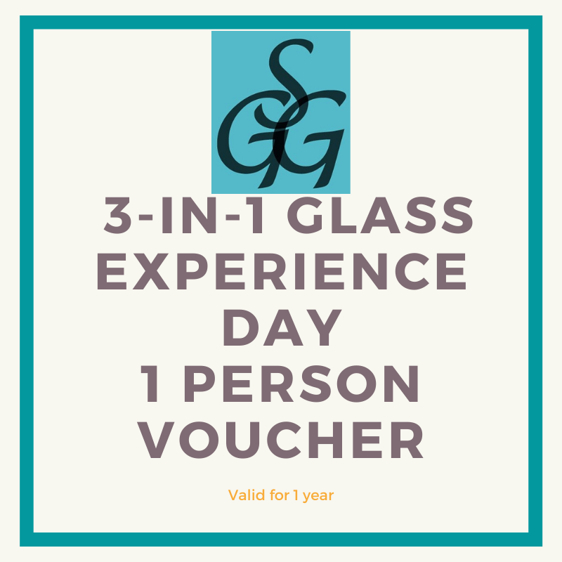 Voucher for 1 person for a 3-in-1 Glass Experience Day as a 1-1 Day just for you