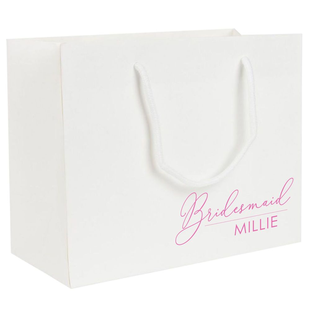 PERSONALISED BRIDAL PARTY GIFT BAG (BELLE)