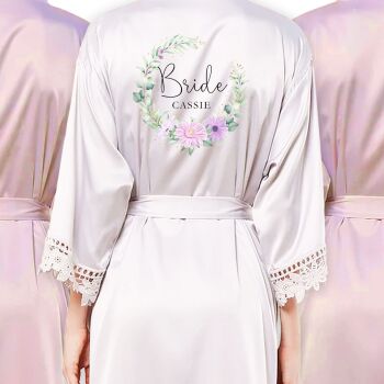 PERSONALISED BRIDAL PARTY ROBES (CASSIE)