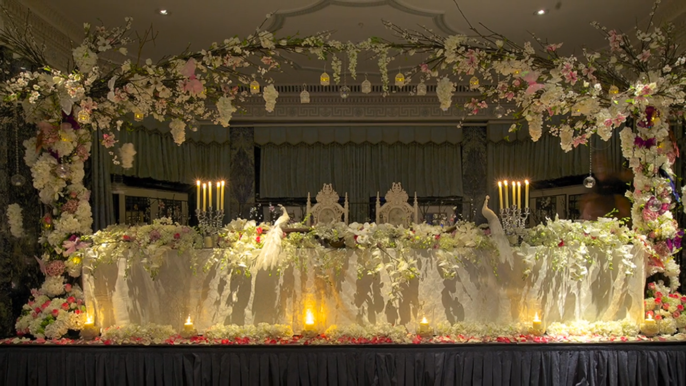 Blossom heatdtable upon over (Essential wedding hire)