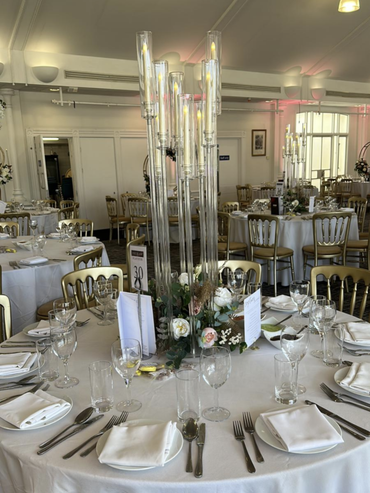Candlesticks Gold Candlesticks Hire Acrylic Cande sticks hire