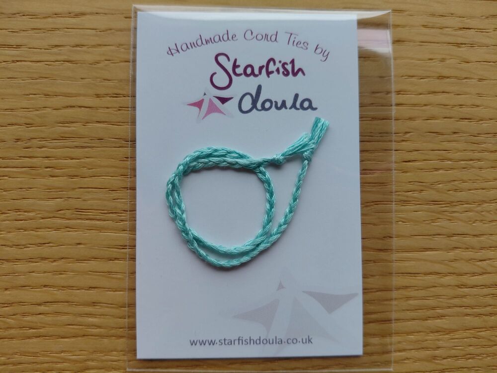 Solid Cord Tie | Sea Green