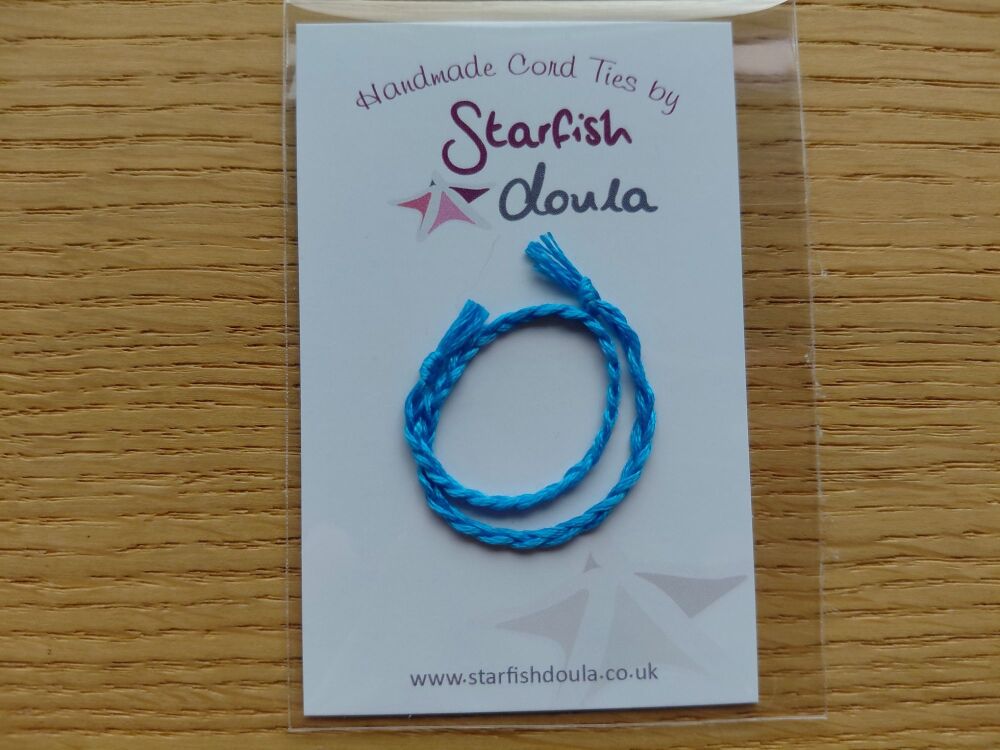 Solid Cord Tie | Sky Blue