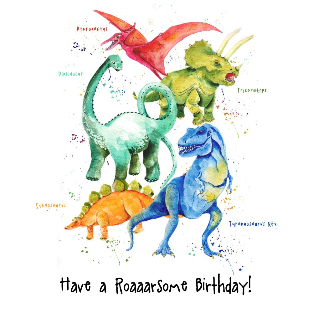 KIDS - 002C Have a roaaarsome birthday