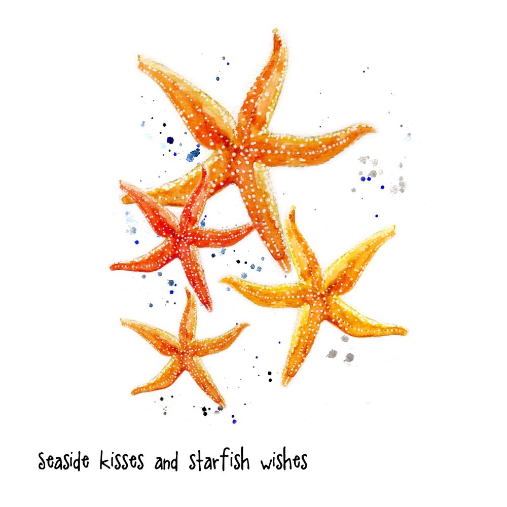 UTS - 007C Seaside kisses and starfish wishes