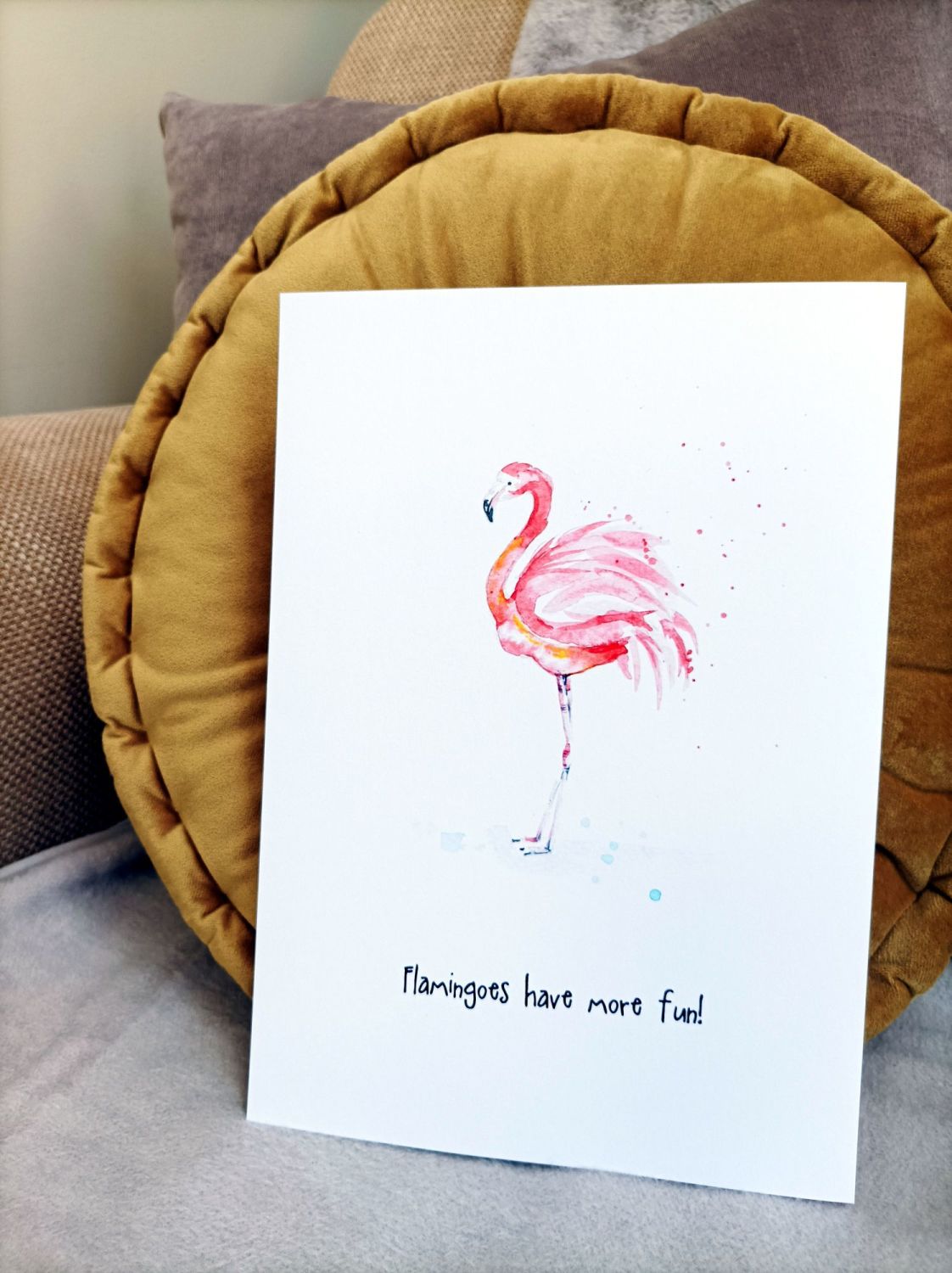 Flamingoes have more fun!
