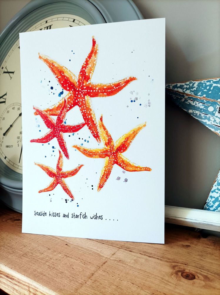 Seaside kisses and starfish wishes ....