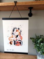 A3 size magnetic print hanger