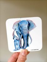 Never forget (elephant) Coaster