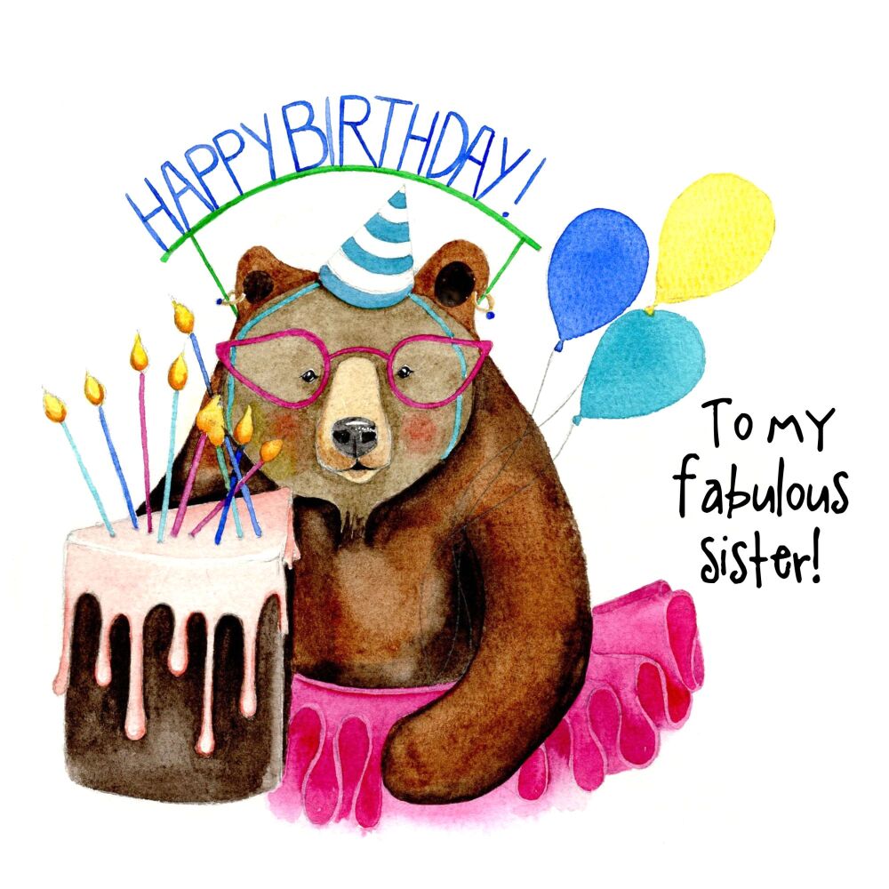 JTS - 024C Happy birthday Sister