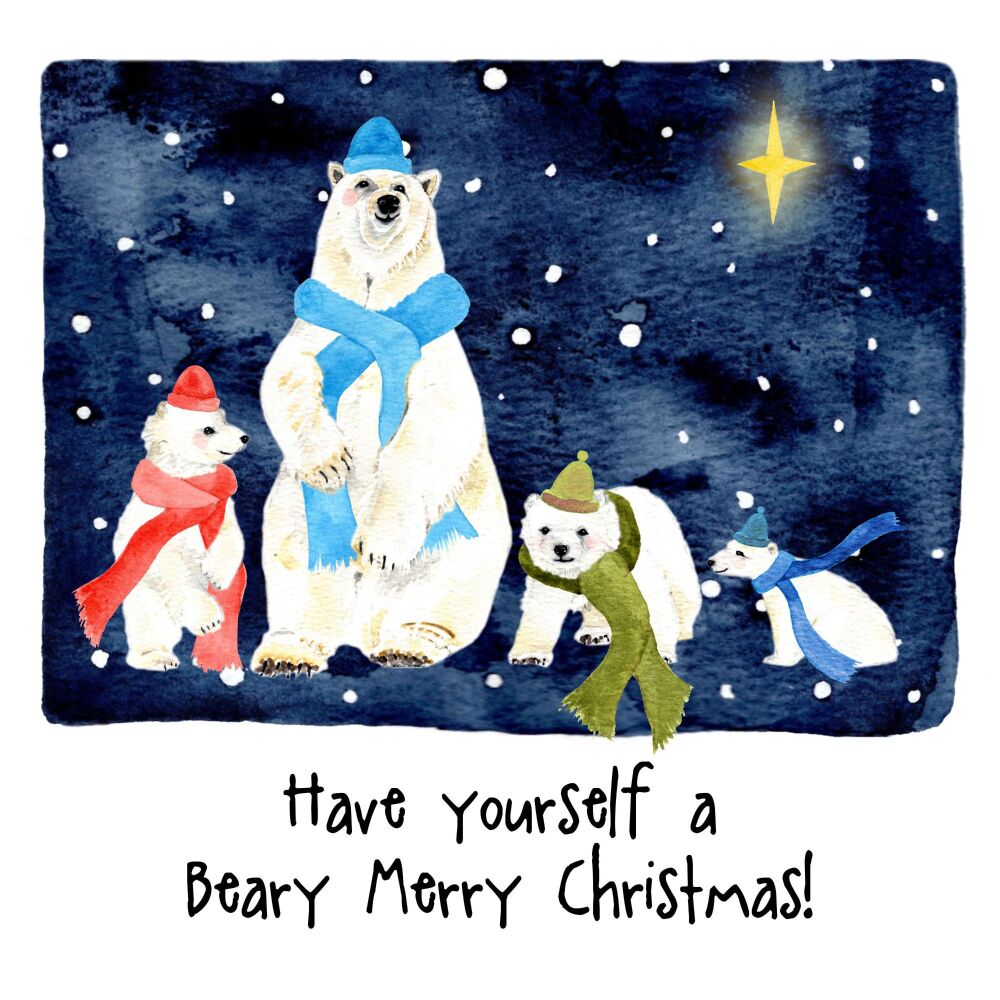 CHRISTMAS - 008C Have yourself a beary Merry Christmas