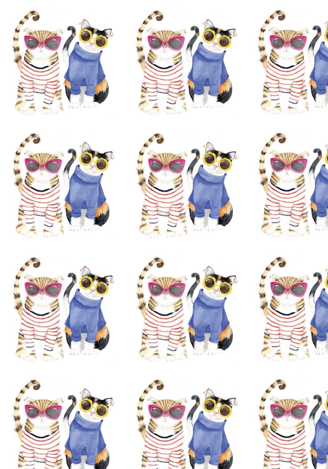 GIFTWRAP - 005 Birthday besties - Wrapping paper - 2 sheets