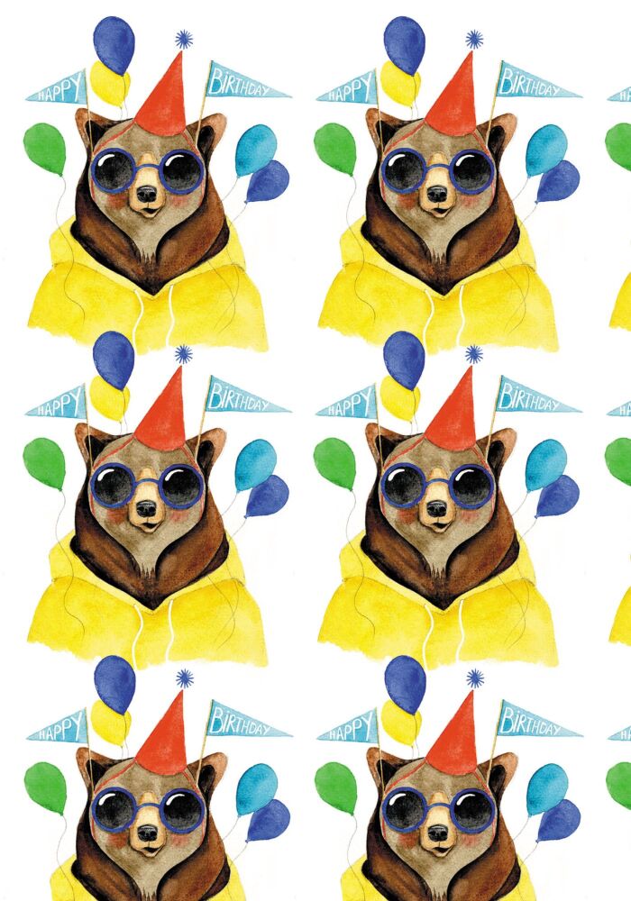 GIFTWRAP - 014 Happy Birthday Brother - Wrapping paper - 2 sheets