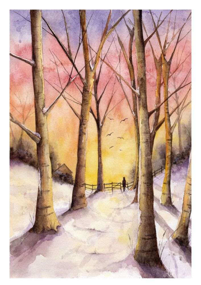 BP - 009P Snowy trees