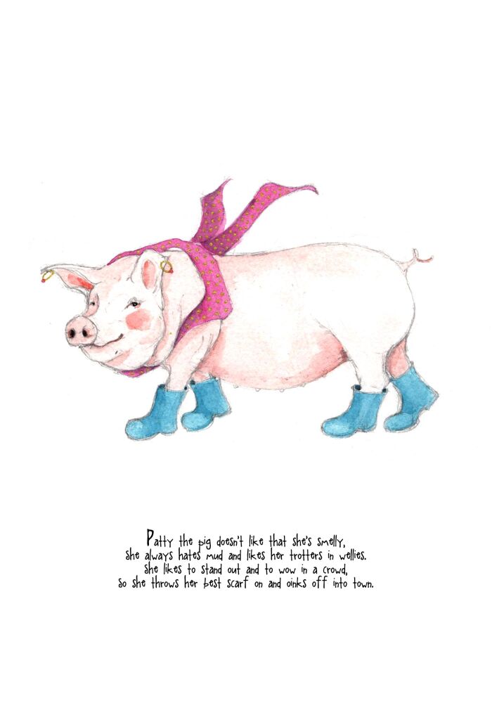 FF - 015P Patty the pig