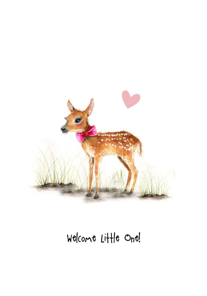 KIDS - 014P Welcome little one girl