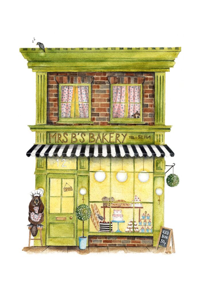 (a) Adults and kids watercolour painting club - Saturday FEBRUARY 7th PAINT YOUR OWN SHOP THEME