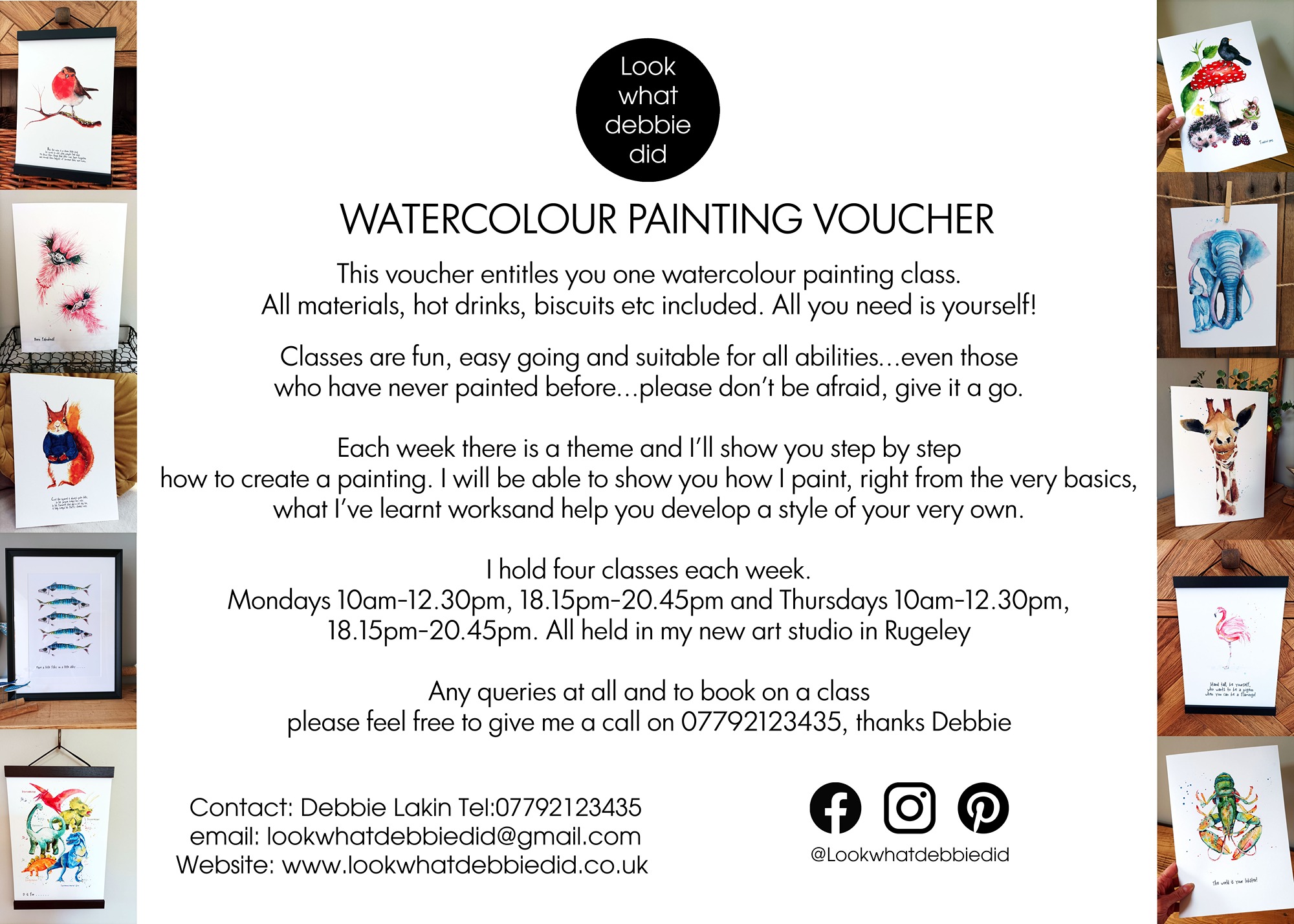 Single Painting class voucher