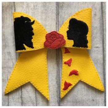 Yellow silhouette bow parts