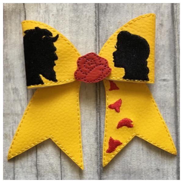Yellow silhouette bow parts