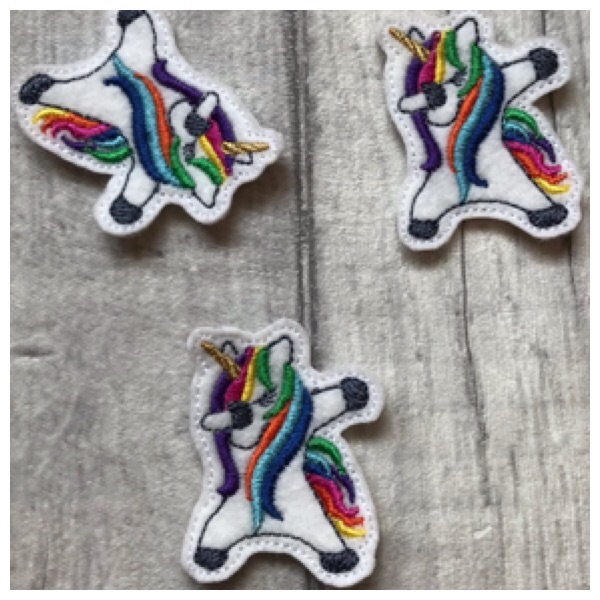 Dapping unicorn feltie