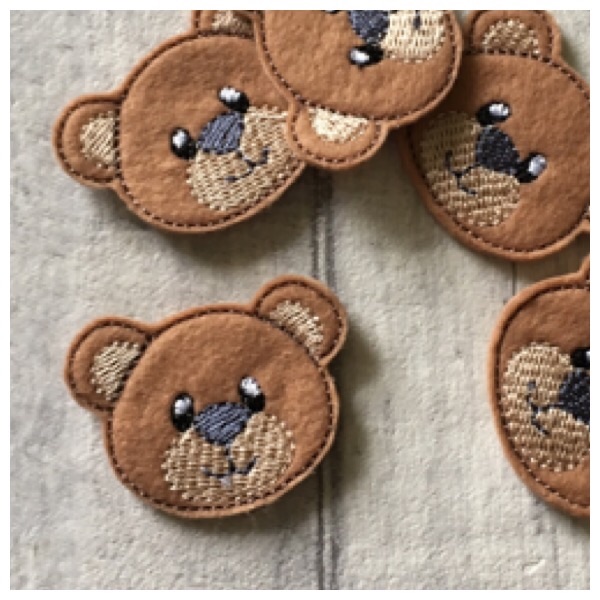 Teddy head feltie