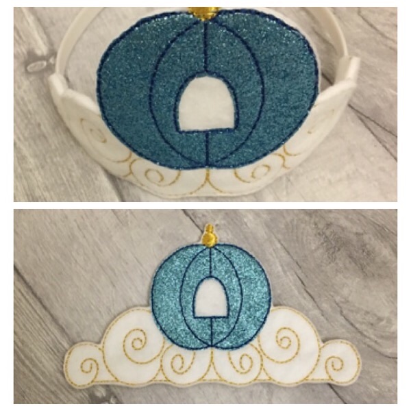 Princess carriage headband slider