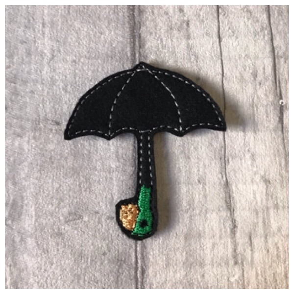 Bird umbrella feltie (small)